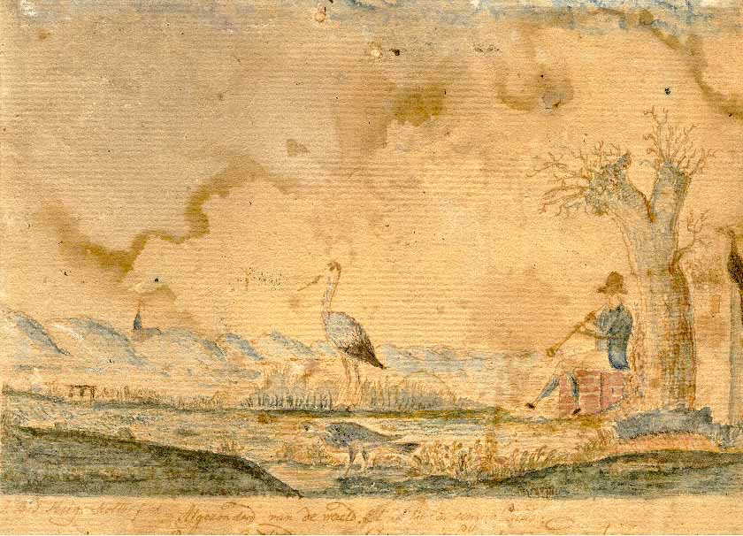 Zeichnung von JBT Hugenholtz (1796-1871): 