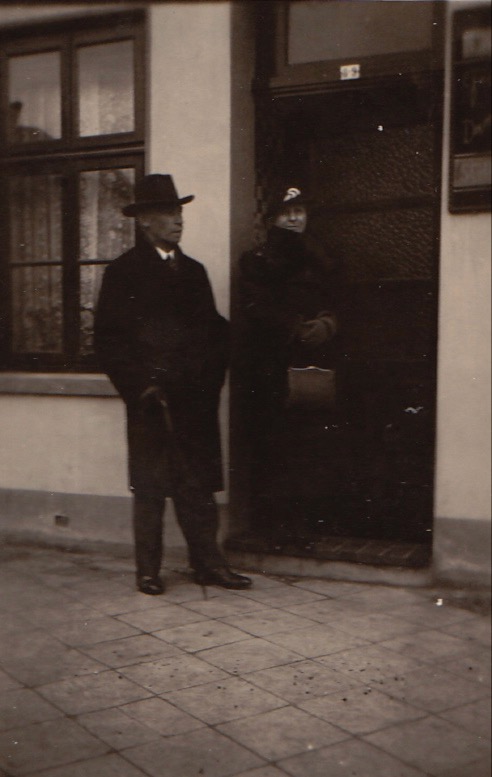 Mathilde Heger-Leeuwarden (1881-1942) and her husband Nathan Heger (1876-1942).