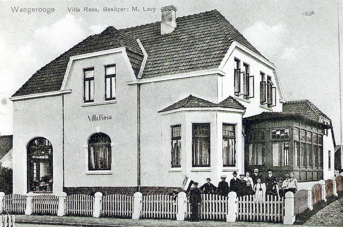 Villa Rosa op het Duitse waddeneiland Wangerooge (D)